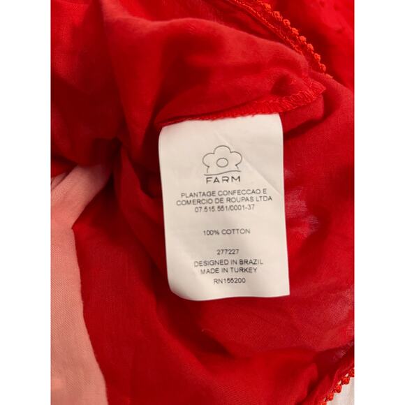 FARM RIO X ANTHROPOLOGIE Color blocked Wrep Blouse Pink/Rose Sz S NWT - Picture 9 of 13